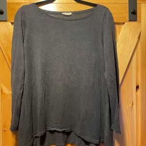 Eileen Fisher organic linen knit tunic size large
